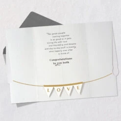 Hallmark Two Grooms, One Happy Day Wedding Card For Couple 12 Hallmark Two Grooms, One Happy Day Wedding Card For Couple -Hallmark Gift Shop Tuxedo Grooms Wedding Card for Gay Couple 699W4113 03