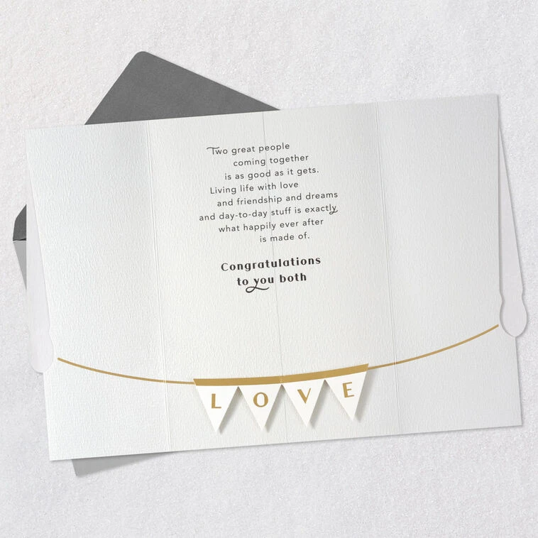 Hallmark Two Grooms, One Happy Day Wedding Card For Couple 5 Hallmark Two Grooms, One Happy Day Wedding Card For Couple - Image 3