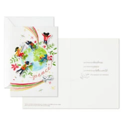 Hallmark UNICEF Kids Around The World Boxed Christmas Cards, Pack Of 12 -Hallmark Gift Shop UNICEF Kids Around the World Boxed Christmas Cards 1URS2319 03