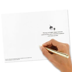 Hallmark UNICEF Spruce Tree On Black Boxed Christmas Cards, Pack Of 20 -Hallmark Gift Shop UNICEF Spruce Tree on Black Boxed Christmas Cards 1URS2303 07