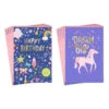 Hallmark Sweet And Whimsical Birthday Cards, Pack Of 10 -Hallmark Gift Shop Unicorn and Ice Cream Girl Birthday Cards Pack 799WWZ1047 01