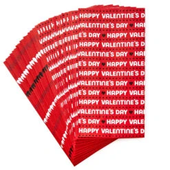 Hallmark Hearts And Letters Assorted Valentine's Day Paper Treat Sacks, Pack Of 30 -Hallmark Gift Shop Valentines Day Assorted Paper Treat Sacks 5VGB1958 06