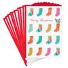 Hallmark Stuffed With Goodness Christmas Cards, Pack Of 10 -Hallmark Gift Shop Variety of Colorful Stockings Christmas Cards Pack 899XG5115 01
