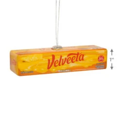 Kraft Velveeta Cheese Shatterproof Hallmark Ornament -Hallmark Gift Shop Velveeta Cheese Christmas Ornament 3HCM4610 04