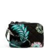Vera Bradley Clip & Zip Mini Pouch In Island Garden -Hallmark Gift Shop Vera Bradley Black Floral Print Wristlet Pouch 3689110889 01