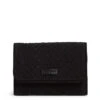 Vera Bradley RFID Riley Compact Wallet In Classic Black -Hallmark Gift Shop Vera Bradley Black Small Wallet 27435081 01