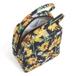 Vera Bradley Lunch Bunch Bag In Sunflowers -Hallmark Gift Shop Vera Bradley Black Sunflower Lunch Bag 3620013063 03