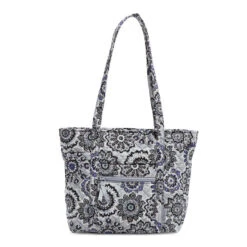 Vera Bradley Small Vera Tote In Tranquil Medallion