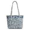 Vera Bradley Small Vera Tote Bag In Perennials Gray -Hallmark Gift Shop Vera Bradley GrayNavy Floral Print Tote Bag 3746515290 01