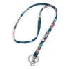 Vera Bradley Lanyard In Rose Toile -Hallmark Gift Shop Vera Bradley Navy Floral Print Lanyard 2814515170 01