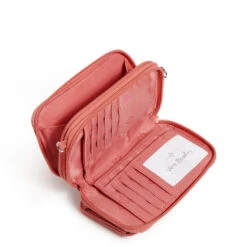 Vera Bradley RFID All-in-One Crossbody Purse In Terra Cotta Rose -Hallmark Gift Shop Vera Bradley Solid Rose Pink Crossbody Purse 2845515962 03