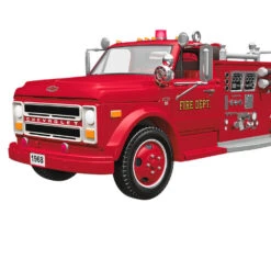 Hallmark Fire Brigade 1968 Chevrolet® Fire Engine 2025 Ornament With Light -Hallmark Gift Shop Vintage Fire Truck 2025 Keepsake Ornament 5QXR8315 06