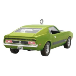 Hallmark Classic American Cars 1973 Ford Mustang Mach 1 2023 Metal Ornament -Hallmark Gift Shop Vintage Ford Mustang Car Keepsake Ornament 2199QXR8157 06