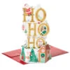 Hallmark Vintage Ho, Ho, Ho Santa 3D Pop-Up Christmas Card -Hallmark Gift Shop Vintage Ho Ho Ho Santa 3D PopUp Christmas Card 799XPJ4014 01