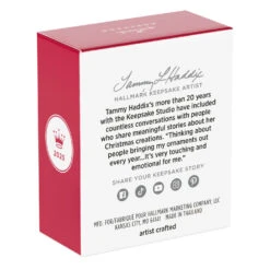 Hallmark Mini Sweet Santa Ornament, 1.5" -Hallmark Gift Shop Vintage Santa With Green Sack Keepsake Ornament 5QXM9492 09