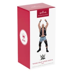 Hallmark WWE Stone Cold Steve Austin Ornament -Hallmark Gift Shop WWE Stone Cold Steve Austin Keepsake Ornament 5QXI8502 08