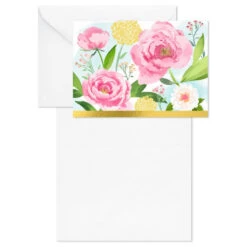 Hallmark Painterly Flowers Blank Notes, Pack Of 10 -Hallmark Gift Shop Watercolor Flowers Blank Note Cards Pack 3NOT1528 03