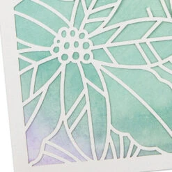 Hallmark Lucky To Love A Woman Like You Romantic Christmas Card For Her -Hallmark Gift Shop Watercolor Flowers Romantic Christmas Card for Her 759XZH2797 05