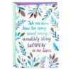 Hallmark Incredibly Strong Woman Birthday Card For Her -Hallmark Gift Shop Watercolor Leaves Birthday Card for Her 659HBD3193 01