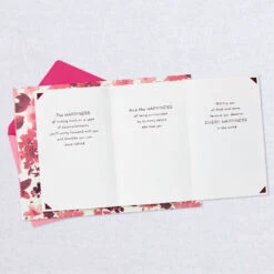 Hallmark Every Kind Of Happiness Pink Flowers Birthday Card -Hallmark Gift Shop Watercolor Pink Flowers Birthday Card for Her 759HBD3568 05