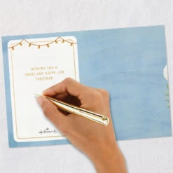 Hallmark Wishing You A Sweet And Happy Life 3D Pop-Up Wedding Card -Hallmark Gift Shop Wedding Cake and Balloons 3D PopUp Wedding Card 699WDR1228 06