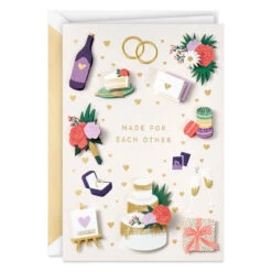 Hallmark Made For Each Other Wedding Card