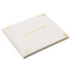 Hallmark Cheers To Love Gold On Cream Linen Guest Book -Hallmark Gift Shop Wedding or Anniversary Gold on Cream Linen Guest Book 1EDY3172 01
