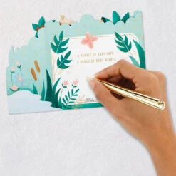 Hallmark Welcome Baby Jungle Animals 3D Pop-Up New Baby Card -Hallmark Gift Shop Welcome Baby Jungle Animals 3D PopUp New Baby Card 5RZW1167 06