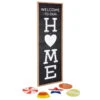 Hallmark Welcome Home Front Porch Sign With Seasonal Decorations, 16.5x47.25 -Hallmark Gift Shop Welcome Home Front Porch Decor With Seasonal Decorations 1SNN1083 01