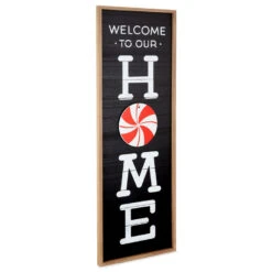 Hallmark Welcome Home Front Porch Sign With Seasonal Decorations, 16.5x47.25 -Hallmark Gift Shop Welcome Home Front Porch Decor With Seasonal Decorations 1SNN1083 03
