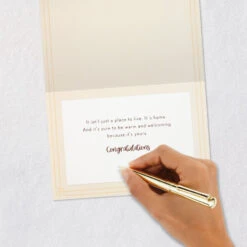 Hallmark Welcome Mat New Home Card -Hallmark Gift Shop Welcome Mat New Home Congratulations Card 659M1986 06