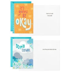 Hallmark Whimsical Assorted Kids' Encouragement Cards With Stickers, Pack Of 12 -Hallmark Gift Shop Whimsical Assorted Kids Encouragement Cards 999SOM4012 03