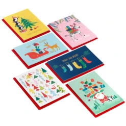 Hallmark Whimsical Assortment Boxed Christmas Cards, Pack Of 24