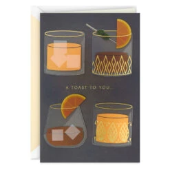 Hallmark A Toast To You Birthday Card