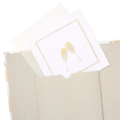 Hallmark Champagne Toast Photo Album -Hallmark Gift Shop White Photo Album With Champagne Glasses 1EDY3153 04