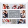 Malden Photo Collage Letterboard White Picture Frame, 18.5x16.5 -Hallmark Gift Shop White Photo Collage Letterboard Picture Frame 918608 01