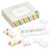 Hallmark Best Day Ever Guest Book Puzzle -Hallmark Gift Shop White Puzzle for Party Guests to Sign 1BIR1321 01
