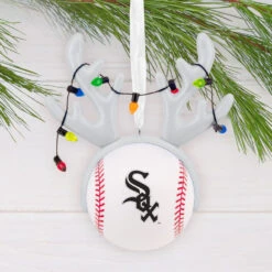 MLB Chicago White Sox™ Reindeer Baseball Hallmark Ornament -Hallmark Gift Shop White Sox Reindeer Baseball Christmas Ornament 1OSL2696 02