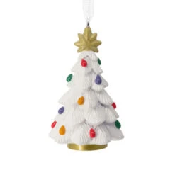Vintage Pottery Christmas Tree Hallmark Ornament