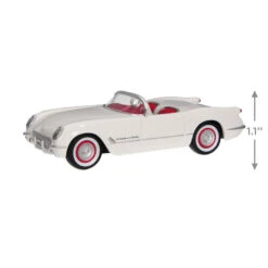 Hallmark 1953 Chevrolet® Corvette® 70th Anniversary 2023 Metal Ornament 10 Hallmark 1953 Chevrolet® Corvette® 70th Anniversary 2023 Metal Ornament -Hallmark Gift Shop White and Red Corvette Car Keepsake Ornament 2199QXE3247 03