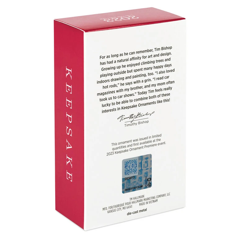 Hallmark 1953 Chevrolet® Corvette® 70th Anniversary 2023 Metal Ornament 7 Hallmark 1953 Chevrolet® Corvette® 70th Anniversary 2023 Metal Ornament - Image 5