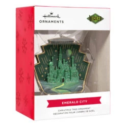 Wicked Emerald City Hallmark Ornament -Hallmark Gift Shop Wicked Emerald City Christmas Ornament 3HCM4840 08