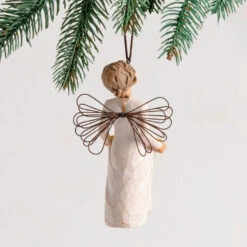 Willow Tree Sunshine Angel Ornament, 4" H -Hallmark Gift Shop Willow Tree Angel Sunflowers Ornament 28095 03