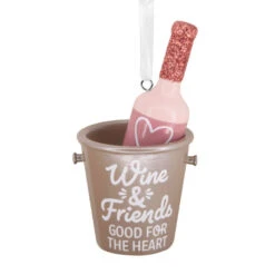 Wine And Friends Hallmark Ornament