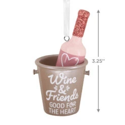 Wine And Friends Hallmark Ornament -Hallmark Gift Shop Wine and Friends Christmas Ornament 1HGO3629 04