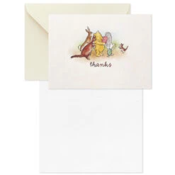 Hallmark Disney Winnie The Pooh Boxed Blank Thank-You Notes, Pack Of 10 -Hallmark Gift Shop Winnie the Pooh Boxed Blank ThankYou Notes Multipack 1TYN2454 03