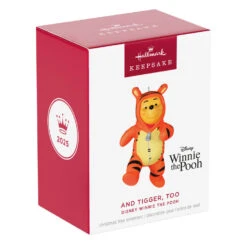 Hallmark Disney Winnie The Pooh And Tigger, Too Ornament -Hallmark Gift Shop Winnie the Pooh Tigger Costume Keepsake Ornament 5QXD7212 08