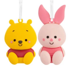 Better Together Disney Winnie The Pooh And Piglet Magnetic Hallmark Ornaments, Set Of 2