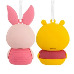 Better Together Disney Winnie The Pooh And Piglet Magnetic Hallmark Ornaments, Set Of 2 -Hallmark Gift Shop Winnie the Pooh and Piglet Christmas Ornaments 3HCM3063 07