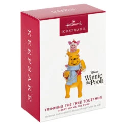 Hallmark Disney Winnie The Pooh Trimming The Tree Together Ornament -Hallmark Gift Shop Winnie the Pooh and Piglet Keepsake Ornament 1899QXD6549 04